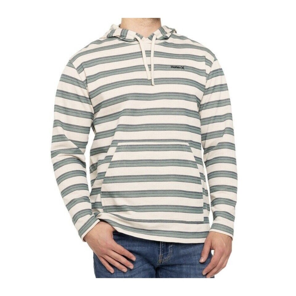 Hurley Men's Striped Modern Surf Hooded‎ Poncho Size XXL New